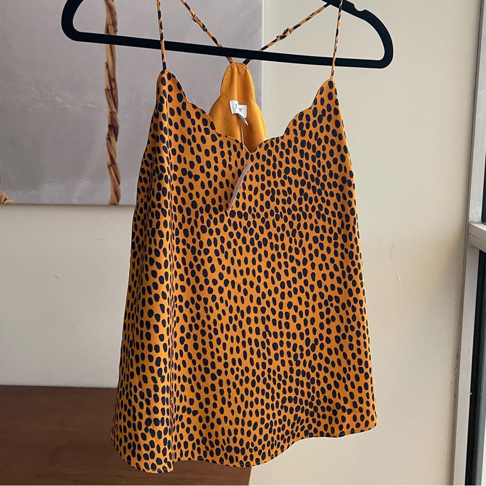 NWT J. Crew scalloped cami
